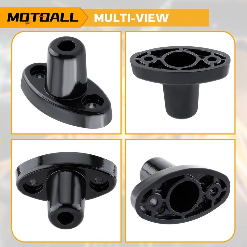MOTOALL Sun Visor Repair Bracket Kit - Black Aluminum 924-531 for Jeep TJ Wrangler 1997-2002 - Image 5