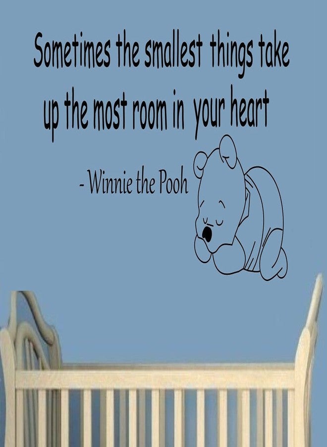 Asmi Collections PVC Wall Stickers Winnie The Pooh Quotes - Image 1