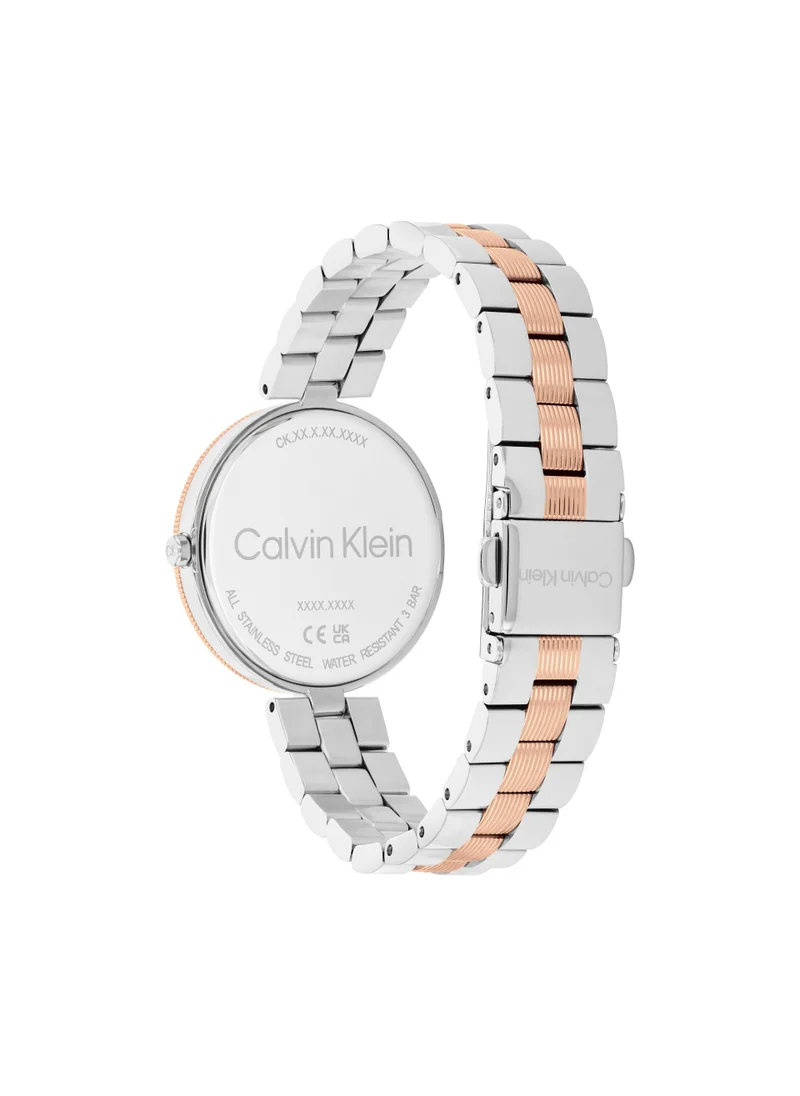CALVIN KLEIN Gleam Steel Strap Analog Watch