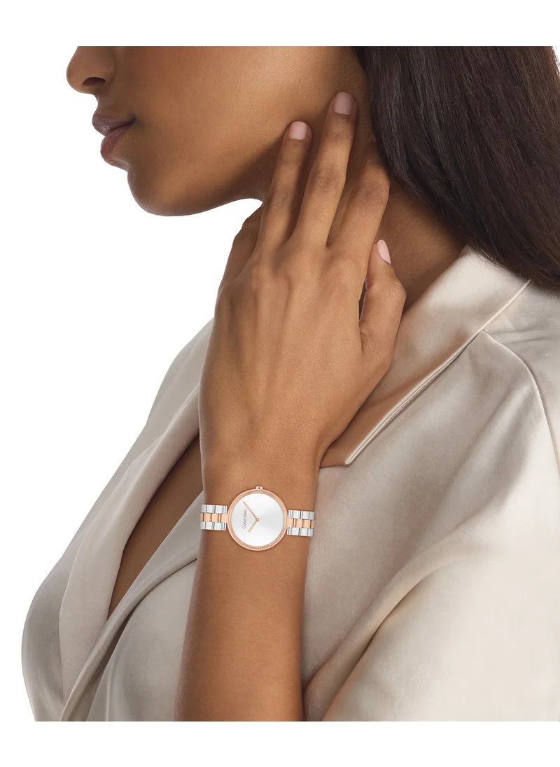 CALVIN KLEIN Gleam Steel Strap Analog Watch