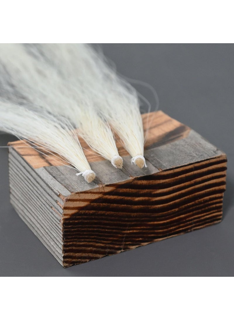 VINGOBOW VINGOBOW Natural Mongolian Horse Hair for Violin, Viola Bows Unbleached White 29'' Fiddle Bow Hair Replacement kit  - Image 4