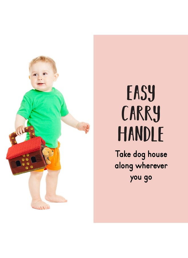 Plush Creations Talking Plush Dog House Carrier With 4 Soft & Cuddly, Talking & Barking, Stuffed Plush Dogs. Excellent Interactive And Educational Plush Toy Set. Great Gift For Kids Toddlers & Babies  - Image 4
