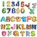 EHR Magnetic Letters and NumbersColorful ABC Animal Alphabet Fridge MagnetsEducational Spelling Learning Game Toys for KidsToddlers 3 4 5 Years Old Uppercase Letter Numbers - Image 3