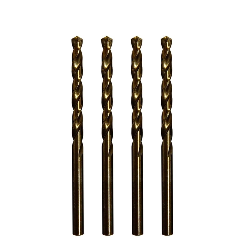 STROTON Metric M42 8% Cobalt Drill Bits for Stainless Steel and Hard Metal (5.5mm x 4pcs) - Image 1