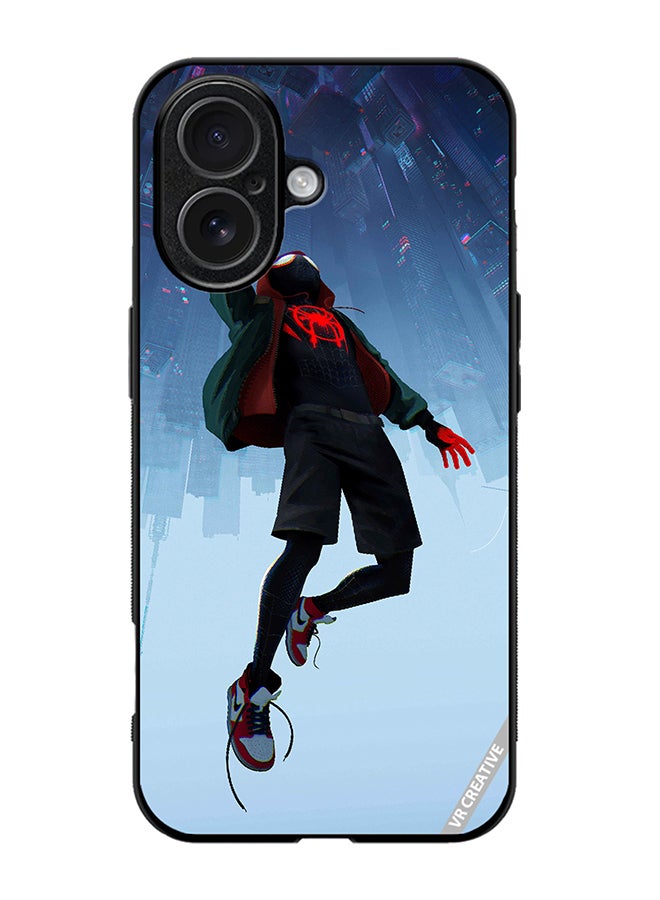 Protective Case Cover For Apple iPhone 17 Spiderman Design Multicolour