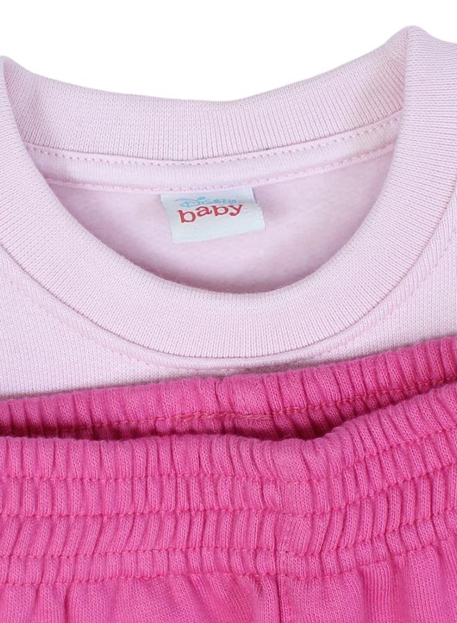 طقم بيجاما قطني للبنات الرُّضَّع – بطبعة ميني ماوس - Image 3