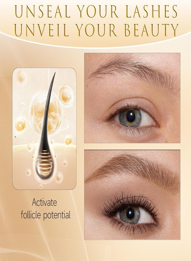 ASAMO Eyelash Growth Serum – Natural Lash Enhancer with 15 Plant Extracts for Longer Thicker Fuller Lashes Nourishing Formula to Enhance Natural Beauty Hypoallergenic Oil Free lash growth serum -3ml - Image 3