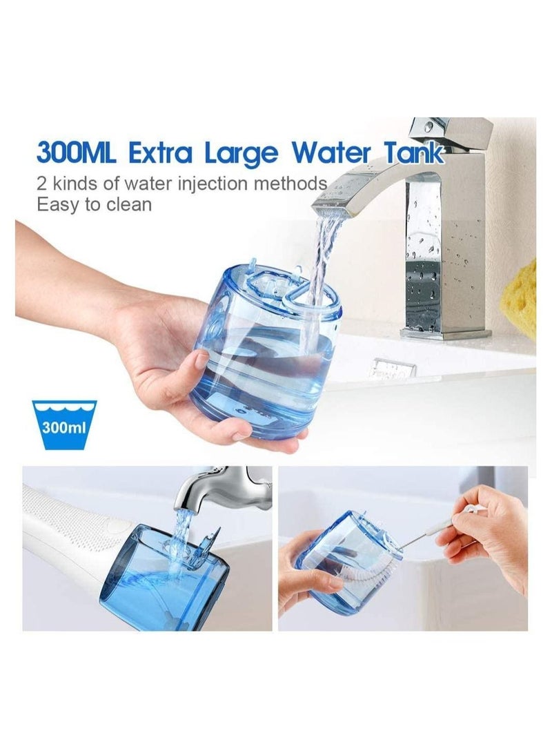 Generic Oral Irrigator Water Floss USB Rechargeable Irrigator portable Irrigator 300ml teeth Dental Water Flosser with Travel Bag - Image 4