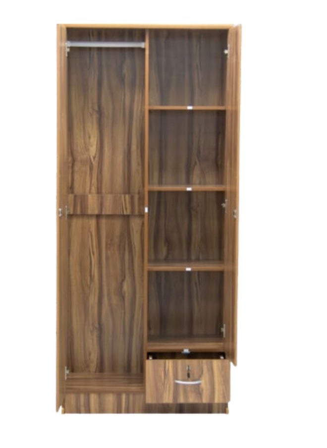 ALWASIT HOME - 2 Door Wooden Wardrobe Cabinet Cupboard Engineered Wood Perfect Modern Stylish Heavy Duty - Image 1