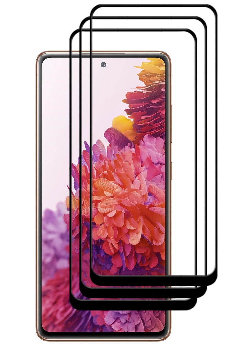 ACLIX 3 Pieces Antistatic ESD Dustproof Premium Quality High Definition Tempered Glass Screen Protector Designed For Samsung Galaxy S20 FE - Image 1