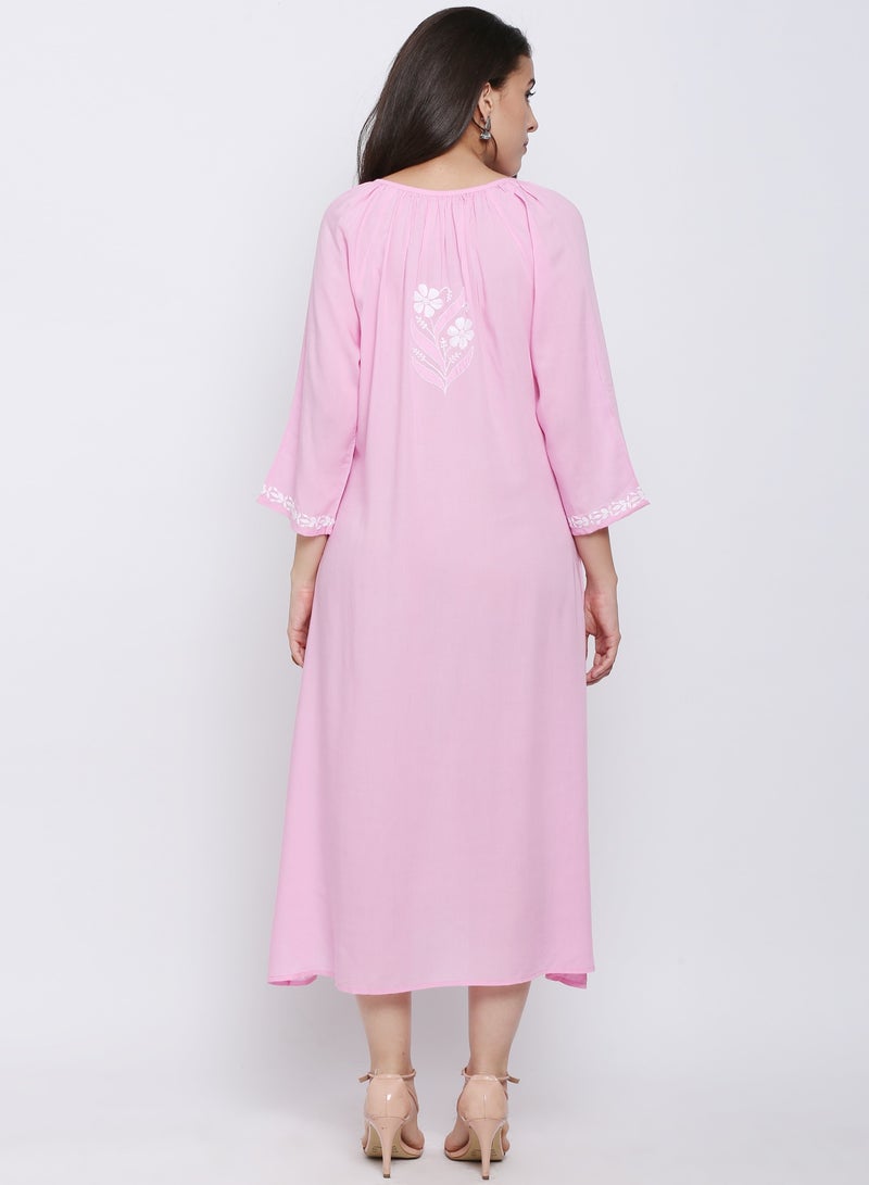 الايا فستان مطرز بالزهور - Image 2