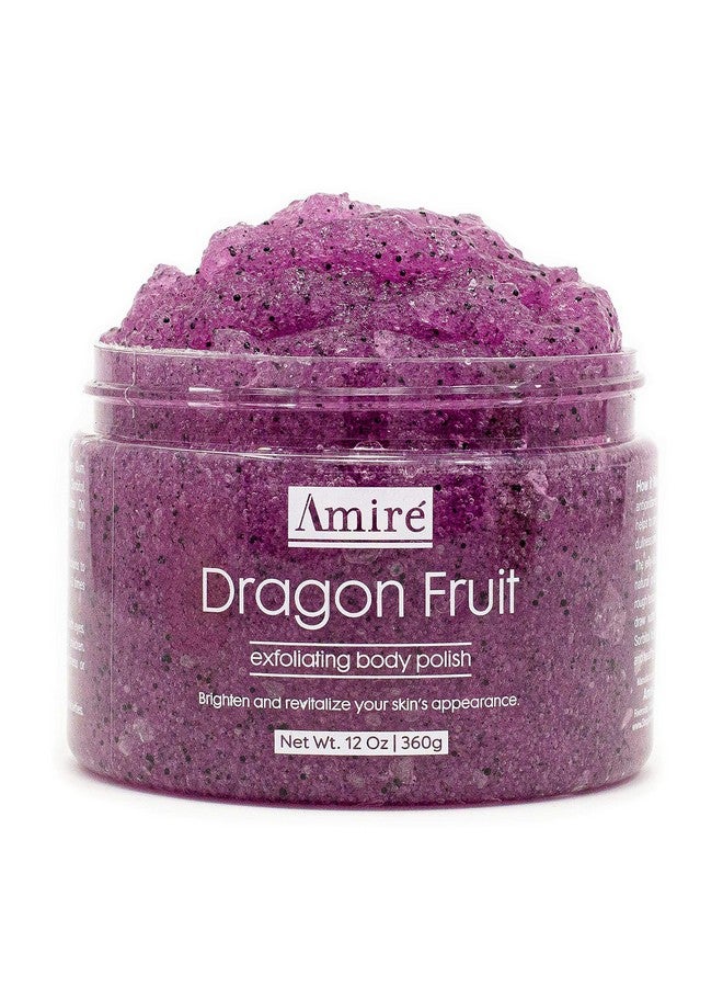 امير مقشر الجسم أميري بجيلي فاكهة التنين، يقشر البشرة الجافة والمجففة والميتة، يحسن ملمس بشرة الجسم ويمنحها إشراقة، مقشر بيتايا، 12 أونصة - Image 1