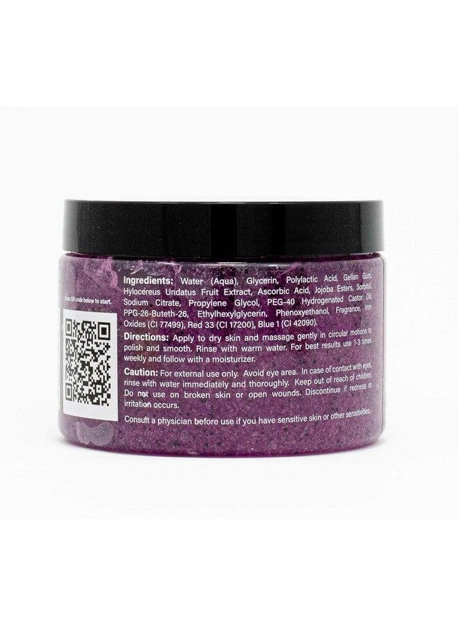 امير مقشر الجسم أميري بجيلي فاكهة التنين، يقشر البشرة الجافة والمجففة والميتة، يحسن ملمس بشرة الجسم ويمنحها إشراقة، مقشر بيتايا، 12 أونصة - Image 5