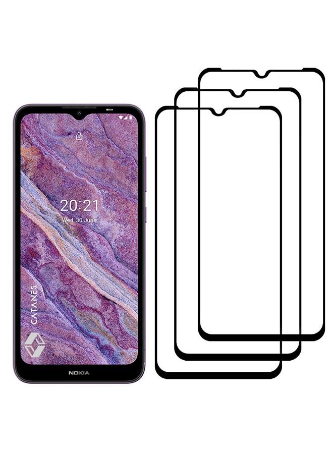 CATANES 3 Pack For Nokia C10 Tempered Glass Screen Protector Full Glue Back - Image 2