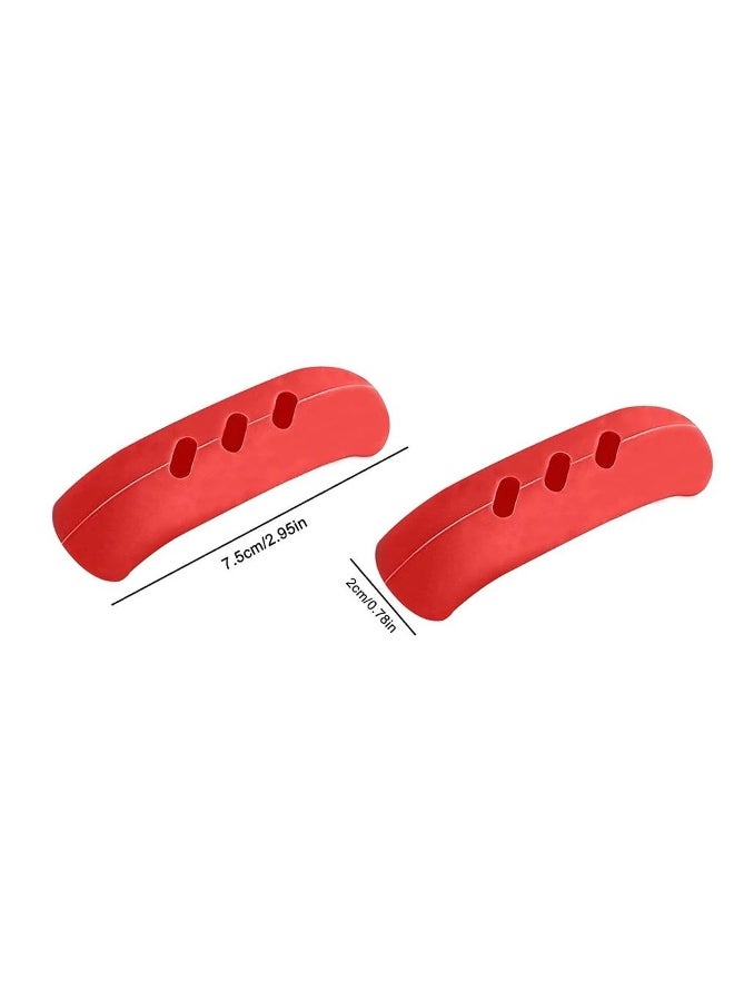 1Pair of Silicone Handles Anti-Scalding Non-Slip SilicOne Pot Handle Cover Heat Insulation Handle Cover Kitchen Accessories 