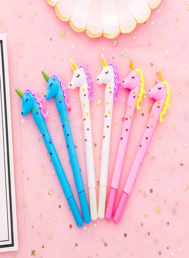 KARIC Unicorn Secret Password Lock Diary with 1Pc Unicorn Gel Pen for Kids (Pack of 2 Items) - Blue - Image 5
