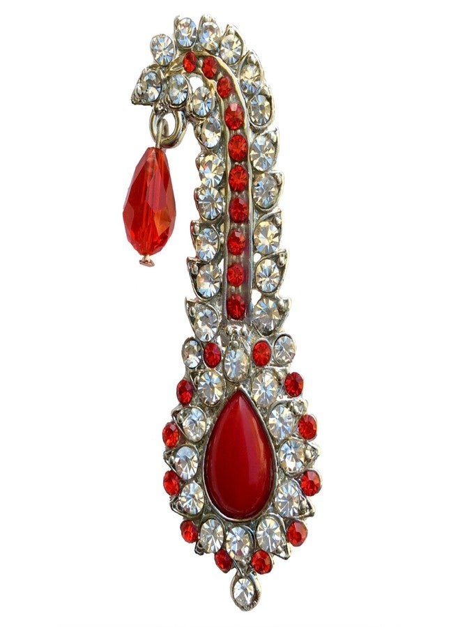 FURE Red Drop Bead Kilangi Brooch - Image 2