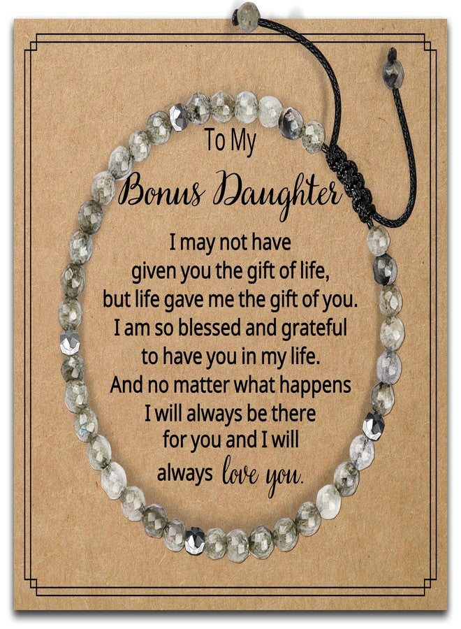 AGOT Bonus Daughter Gifts from Stepdad - Bracelets Jewelry for Her Birthday Christmas Valentines Day Present for Stepdaughter - Image 1