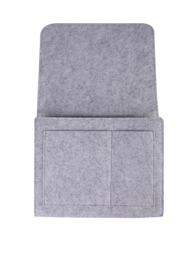 Multipurpose accessories Storage Organizer Bag for Sofa Side and bedside light grey - Image 2