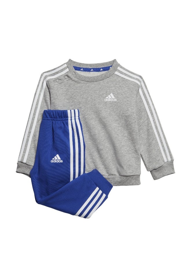 Adidas adidas I 3S Jog Grey Training Suits 0-3M  - Image 2