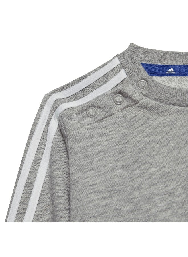 Adidas adidas I 3S Jog Grey Training Suits 0-3M  - Image 3