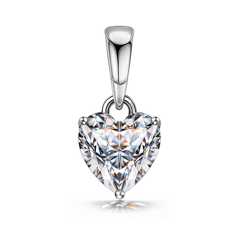 HighSpark Solitaire Pendant | 92.5 Sterling Silver & Diamond Like Brilliance Sparkling Zirconia for that Stunning Shine | Lovely Gift - Image 1