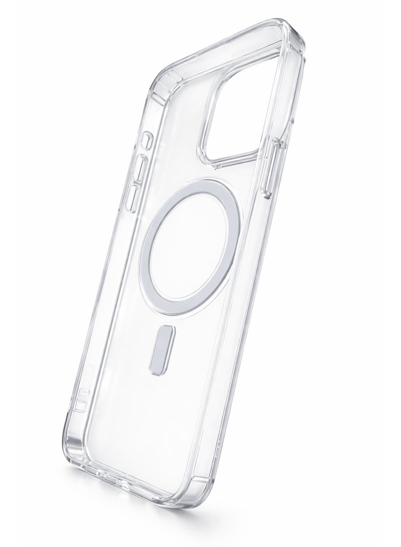 iPhone 15 Pro Max Case, MagSafe Compatible, Slim Fully Transparent Protective Back Cover with Soft TPU Bumper - Image 2