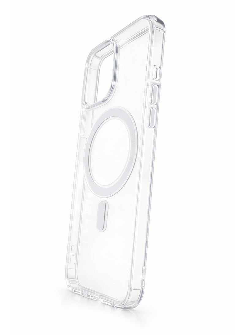 iPhone 15 Pro Max Case, MagSafe Compatible, Slim Fully Transparent Protective Back Cover with Soft TPU Bumper - Image 4