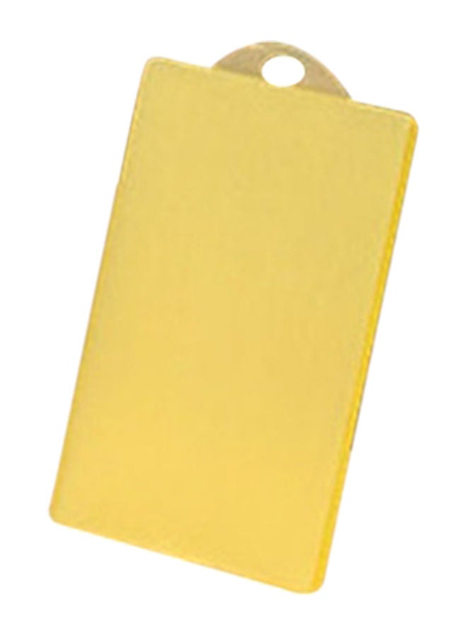 NIBEMINENT Slim Transparent Card Cover Case Holder Yellow 