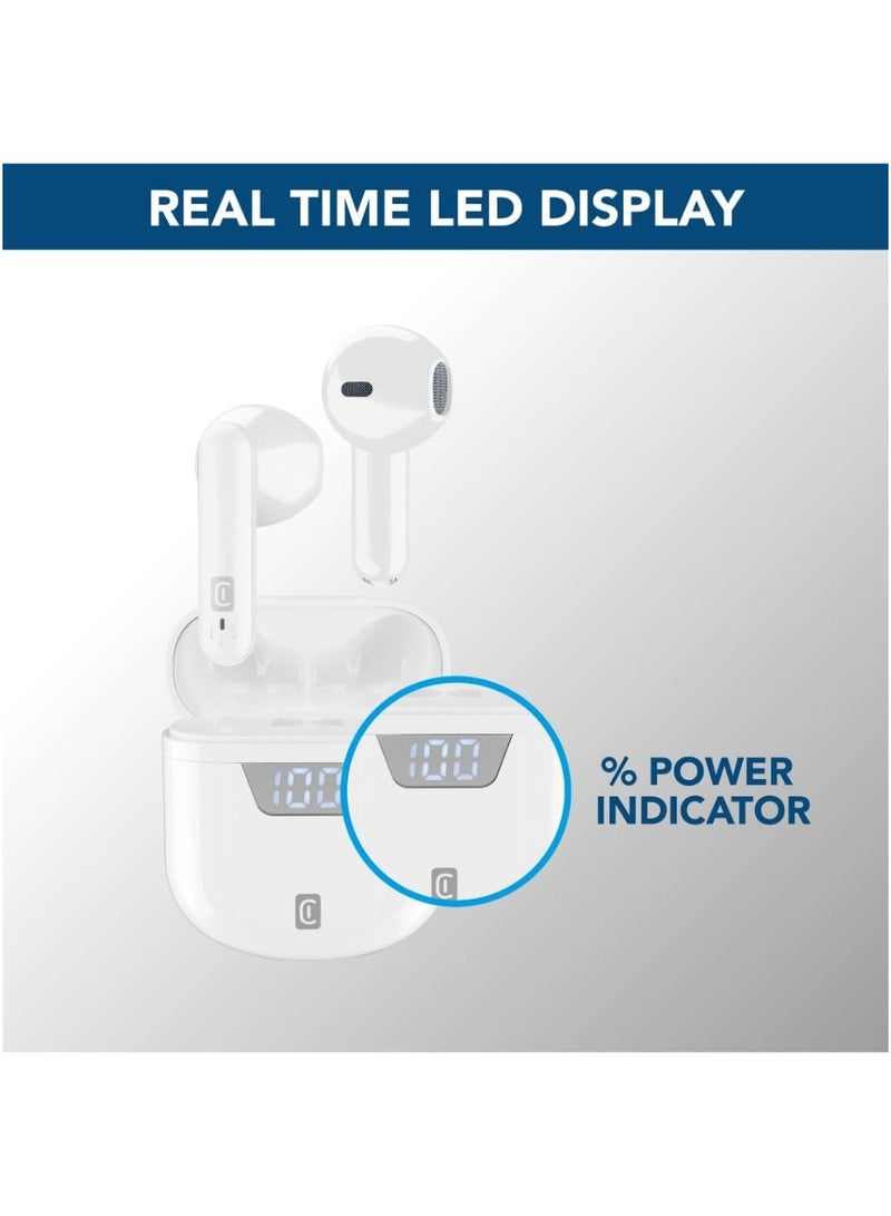 سيلولار لاين توفر سماعات الرأس اللاسلكية Cellularline SEEK تجربة لاسلكية بالكامل، مما يزيل متاعب الأسلاك المتشابكة ويوفر حرية الحركة. توفر سماعات الأذن ما يصل إلى 3 ساعات من التشغيل المستمر بشحنة واحدة، - Image 4