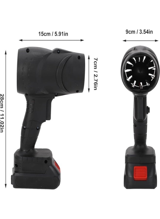 PRO 24V Cordless Portable Electric Air Blower for Car, Vacuum Cleaner, Perfect for Cleaning Dust, Leaves, BBQ for Home and Car: Multi-Use Cleaning Companion - Black - - Image 5