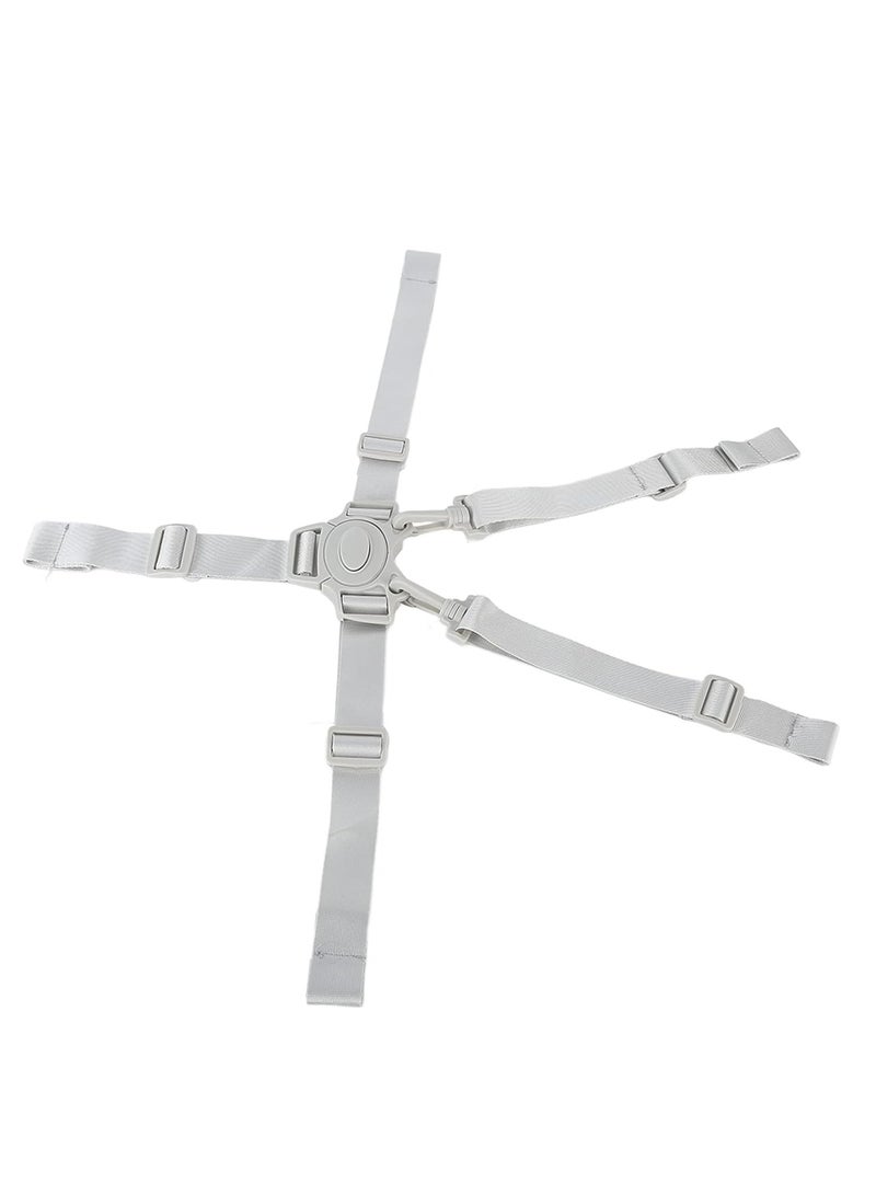 Loquat Highchair Seat Belts 5 Point Baby Harness Straps Stroller Baby Seat Safety Belt - Image 5