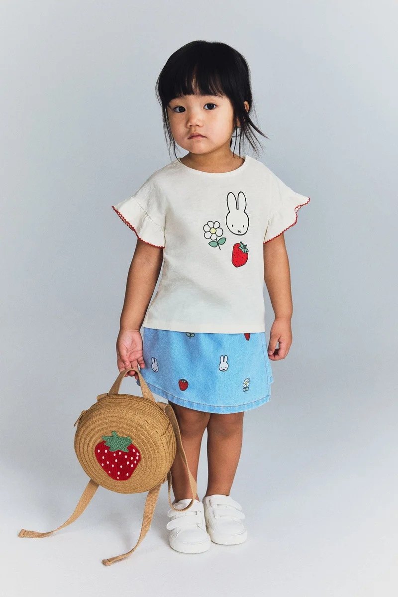 H&M Print-detail cotton top