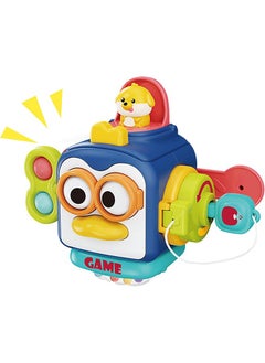 Garlo Toddler Activity Cube，Montessori Toys for 1 Year Old, Sensory Toys for Toddlers 1-3, Travel Activities Busy Cube, Baby Gifts for 12 18 Month, Motor Skills Educational Learning Toys for Boy Girl Gift  - Image 1
