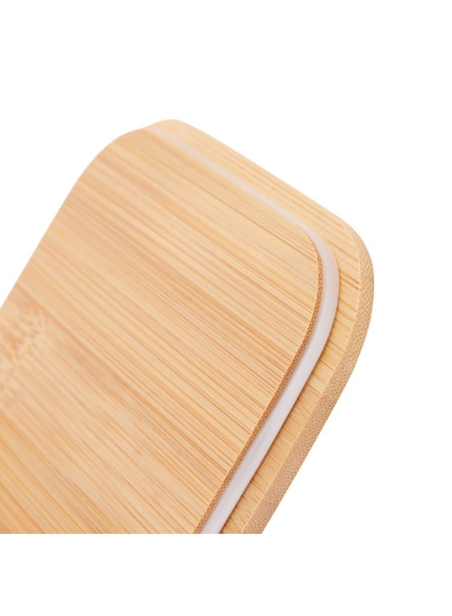 Juvale مجموعة مكونة من 3 قطع من علب الشاي والقهوة والسكر للمطبخ، حاويات من الفولاذ المقاوم للصدأ باللون الأسود مع أغطية من الخيزران، سعة 48 أونصة - Image 4