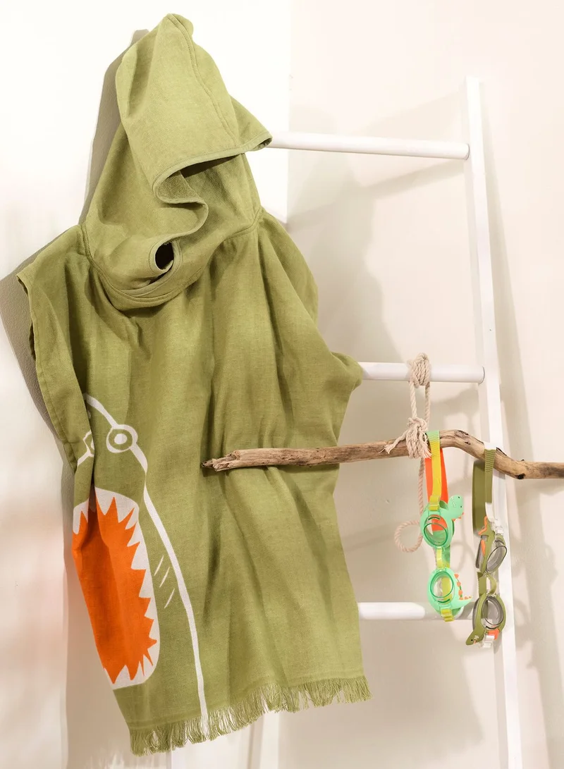 SUNNY LIFE Kids Shark Attack Beach Poncho
