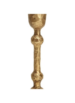 NIKKY HOME NIKKY HOME Gold Taper Candle Holders Set of 3, Vintage Decorative Resin Candlesticks Centerpieces Decor for Dining Room Table Wedding Party Mantle Fireplace  - Image 4