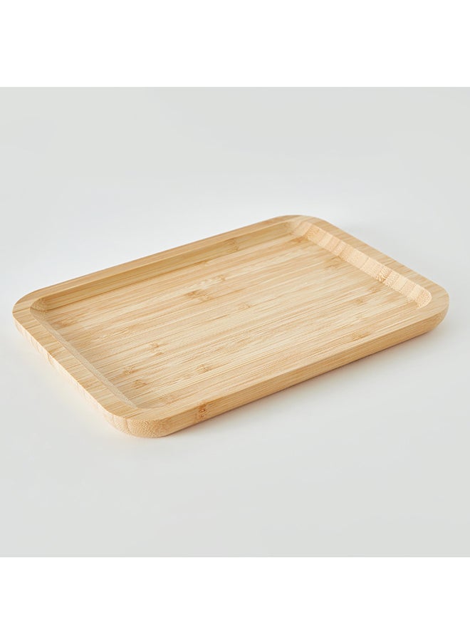 Home Box Bamboo Rectangular Tray 25 cm  - Image 5