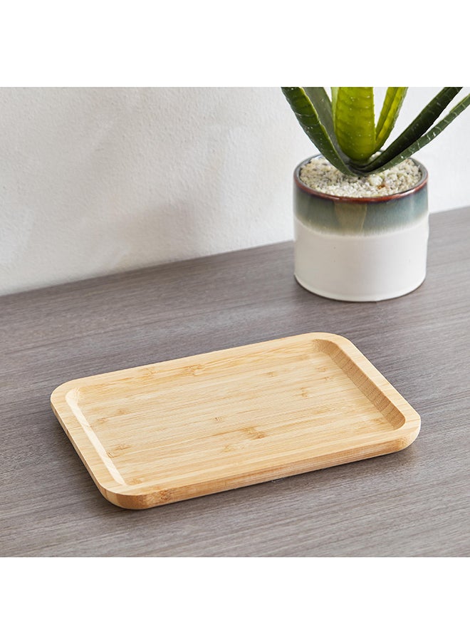 Home Box Bamboo Rectangular Tray 25 cm  - Image 2