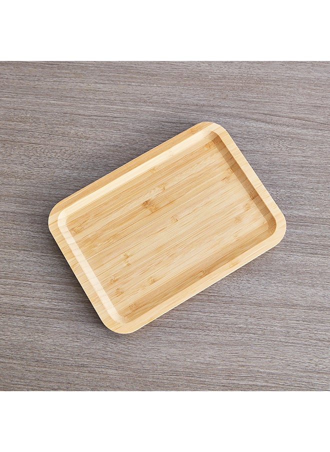 Home Box Bamboo Rectangular Tray 25 cm  - Image 3