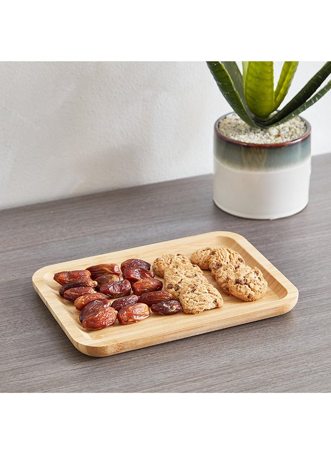 Home Box Bamboo Rectangular Tray 25 cm  - Image 1