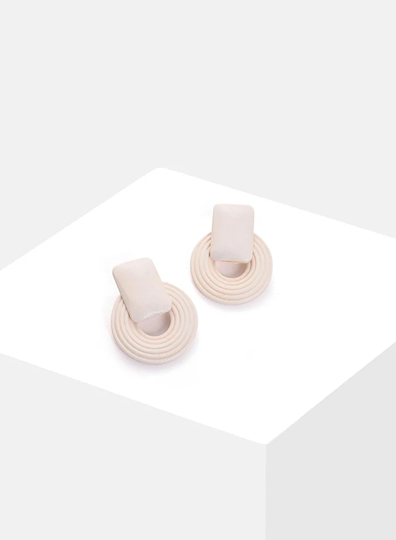 Sohi  Circular Artificial Stud Earring Jewellery for Women | Best Price UAE