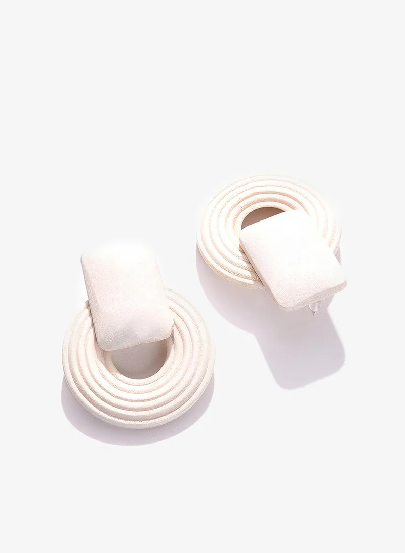 Sohi  Circular Artificial Stud Earring Jewellery for Women | Best Price UAE