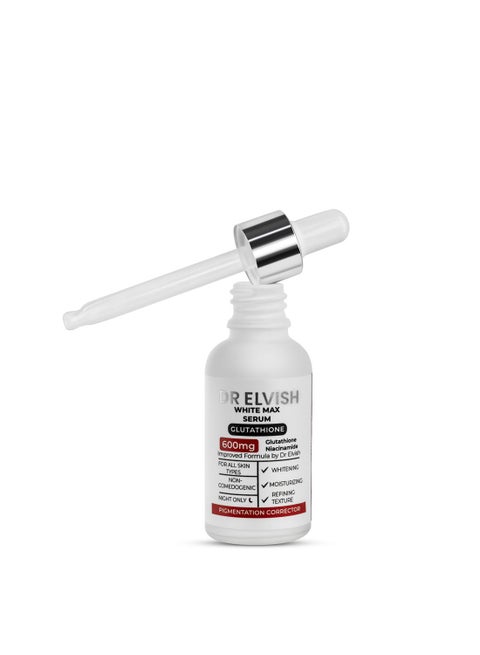 dr elvish Dr Elvish White Max Glutathione 600 Serum 30ml | Best Price Egypt 
