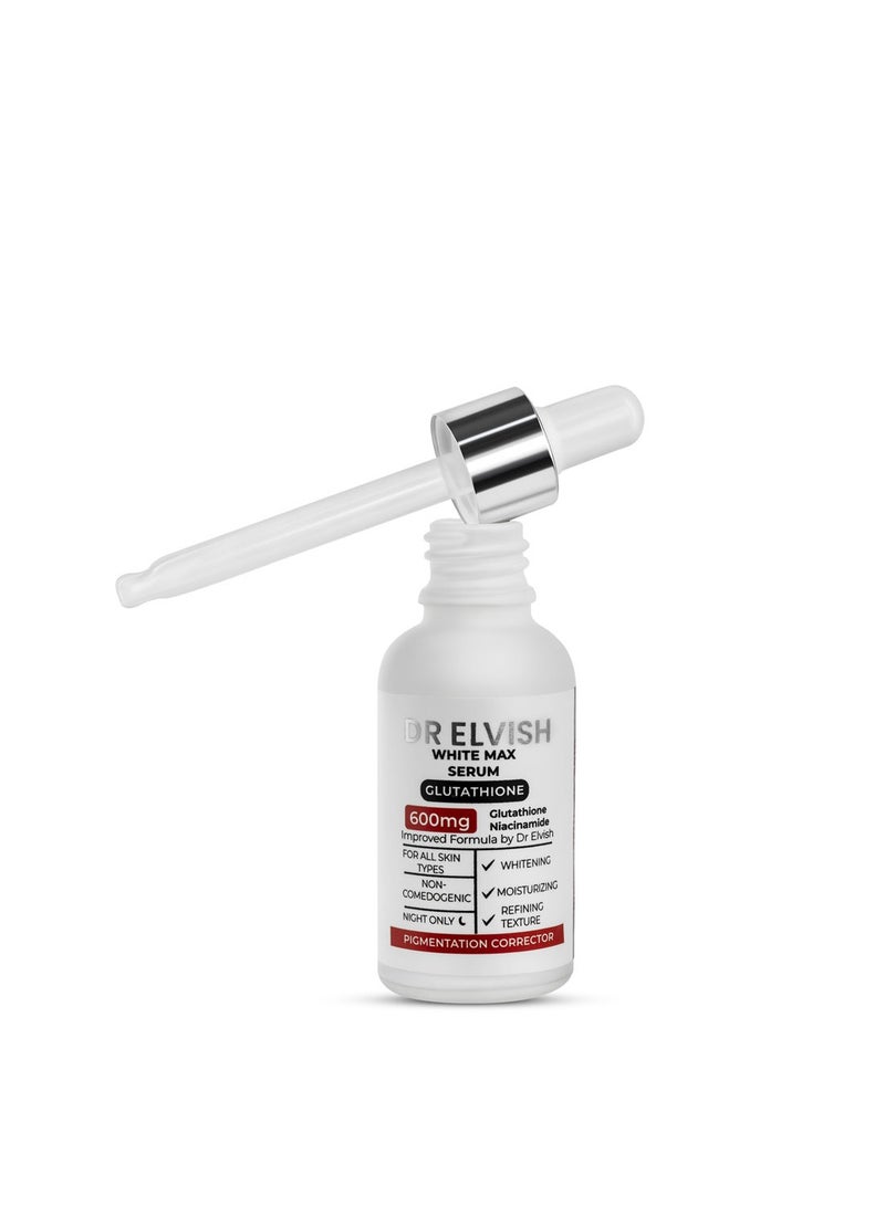 glutathione 600 serum dr elvish Dr Elvish White Max Glutathione 600 Serum 30ml | Best Price Egypt