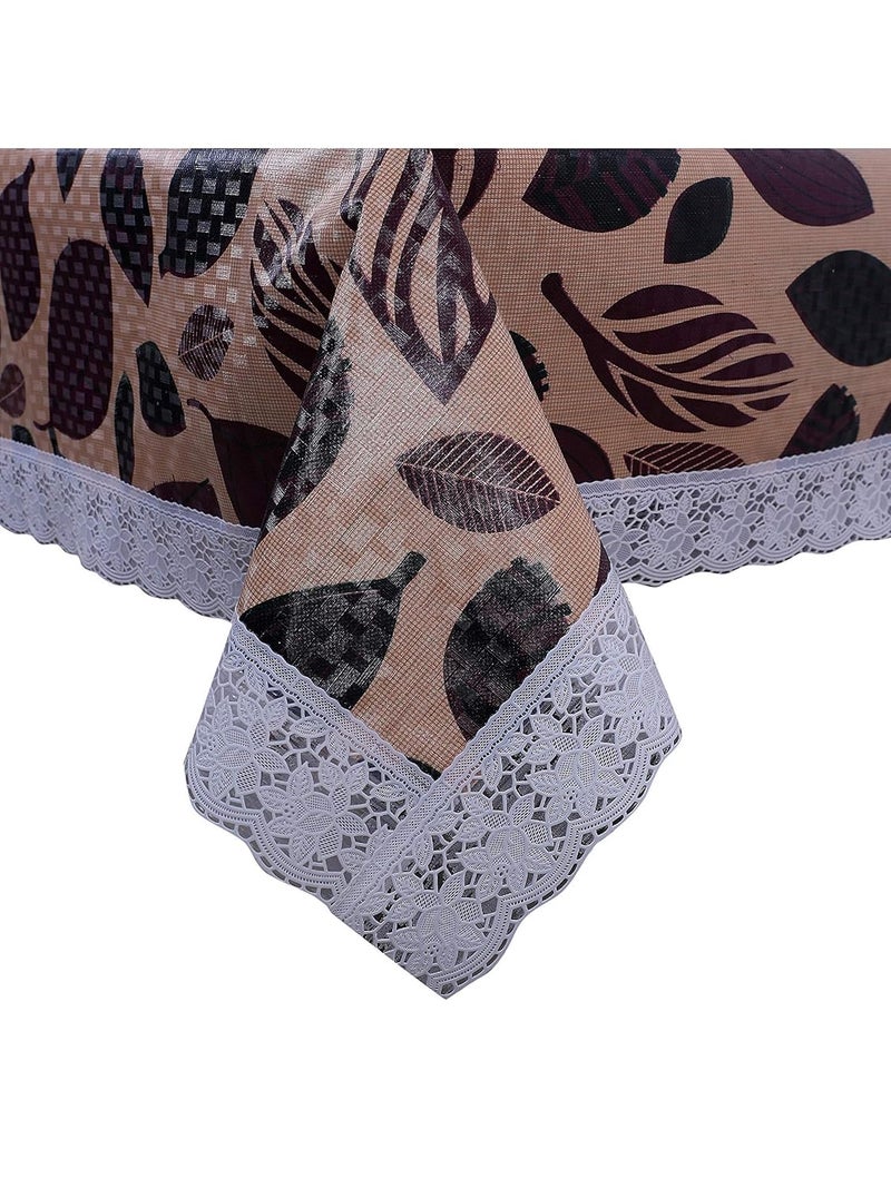 KEA Printed PVC Table Cover Easy to Clean 4 Seater Multi Color Size 40X60 Inches - Image 2