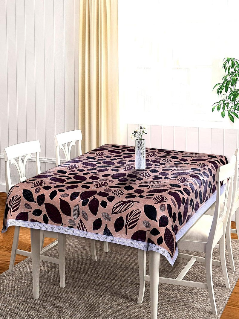 KEA Printed PVC Table Cover Easy to Clean 4 Seater Multi Color Size 40X60 Inches - Image 1