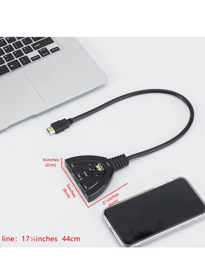 KASTWAVE ReignSword HDMI Splitter Home Entertainment with Our 3 in 1 HDMI Selector Switch Box Enjoy 4K Resolution and Hassle-Free Switching - Image 5