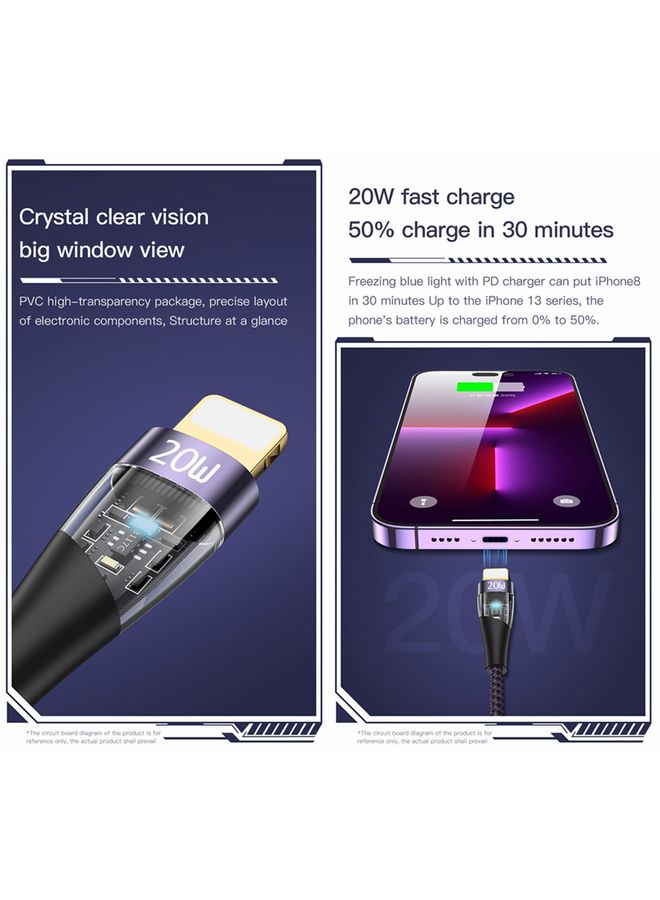 TOTU BT-018 Ming Series 5A USB to USB-C / Type-C Fast Charging Data Cable, Length:1.5m(Purple) - Image 3