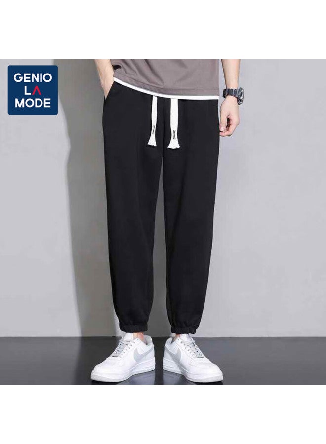 Geniolamode Senma Group Casual Pants For Men, Student Cropped Pants, Comfortable Breathable Youth Sports Casual Trousers - Image 4
